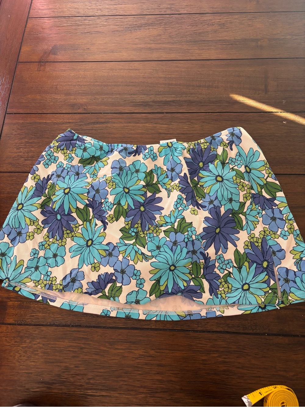 Floral Blue & Teal Tankini - Brand Unknown